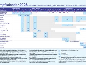 Impfkalender nach der STIKO: Wann steht welche Impfung an?
