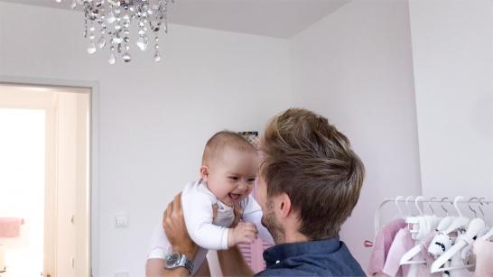 Jörn Schlönvoigt mit Tochter